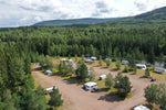 Seasonal site summer caravan