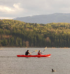 Rubber canoe in any lake!